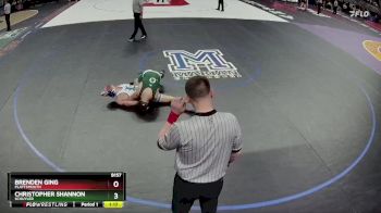 Quarterfinal - Brenden Ging, Plattsmouth vs Christopher Shannon, Schuyler