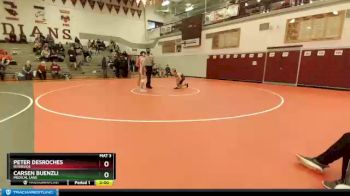 138 lbs Quarterfinal - Peter Desroches, Riverside vs Carsen Buenzli, Medical Lake