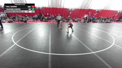 16U Boys - 106 lbs Cons. Round 5 - Graysen Koepke, Askren Wrestling Academy vs Will Guerra, B.A.M. Training Center