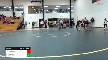 197 lbs Cons. Round 3 - Jacob Brandt, Indiana Tech vs Parker Bentley, West Liberty