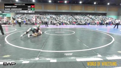 170 lbs Round Of 32 - Konnor Crisp, Carson Valley Wildcats vs Daniel Armendarez, Selma