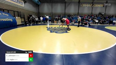 223 lbs Consi Of 8 #2 - Emilio Johnson, Oakdale vs Earl Ingle, West Linn (OR)