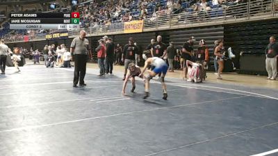 89 lbs Consy 2 - Peter Adams, Punxsutawney vs Jake McGuigan, North East