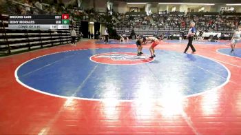 105 lbs Consi Of 8 #2 - Brooks Cain, North Cobb Christian Wrestling Club vs Rony Morales, Gilmer Bobcat Wrestling