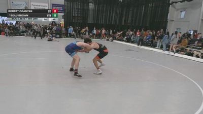 165 lbs 3rd Place Match - Robert Oganyan, SilvaBack Training Center vs Beau Brown, Willard Youth Wrestling
