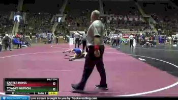 113 lbs Cons. Round 3 - Carter Hayes, Central vs Townes Hudson, Fairhope