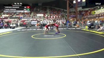 170 lbs Champ. Round 1 - Stefania Aranguiz, Rose Hill HS vs Paige Ferrara, Burlington Hs