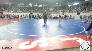 120 lbs Round Of 32 - Braelie Love, Plainview JH vs Jordan Allison, Glenpool JH