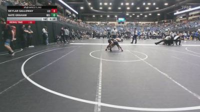 125 lbs Cons. Round 2 - Skylar Galloway, Labette Community College vs Nate Graham, Williams Baptist