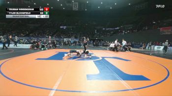 5A Boys 138 lbs Quarterfinal - Tyler Bloomfield, West Albany Boys vs Truman Winningham, Thurston Boys
