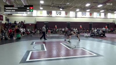 120 lbs Semifinal - Morgan Krall, Independence vs Violet Diaz, Denver