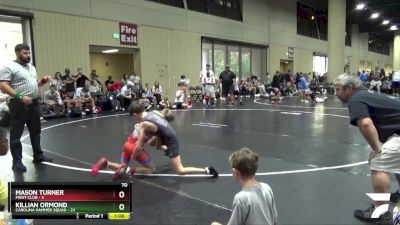 70 lbs Semis & Wb (16 Team) - Mason Turner, Fight Club vs Killian Ormond, Carolina Hammer Squad