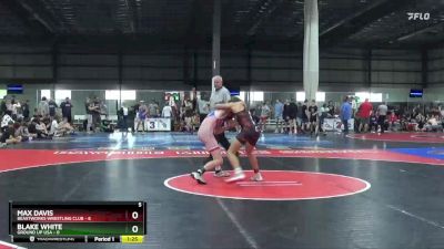 113 lbs Round 3 (4 Team) - Max Davis, BEASTWORKS WRESTLING CLUB vs Blake White, GROUND UP USA