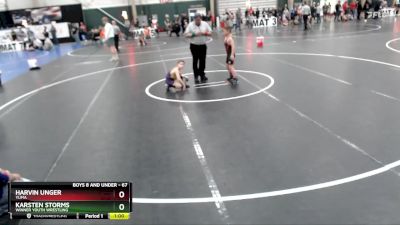 67 lbs Cons. Round 3 - Karsten Storms, Winner Youth Wrestling vs Harvin Unger, Yuma