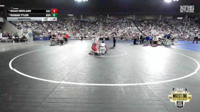 B4A-113 lbs Semifinal - Roman Tyler, Berryhill vs Noah Heitland, Sulphur
