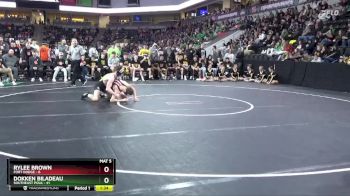 144 lbs Semis - Dokken Biladeau, Southeast Polk vs Rylee Brown, Fort Dodge