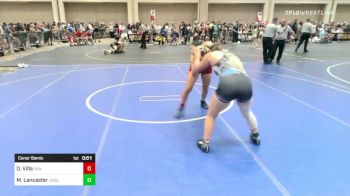 155 lbs Consolation - Delise Villa, San Fernando Wrestling Club vs Mikayla Lancaster, Jaguars WC