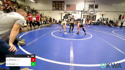 76 lbs 3rd Place - Kaydance Williams, Locust Grove Youth Wrestling vs Stephen Praytor, Salina Wrestling Club