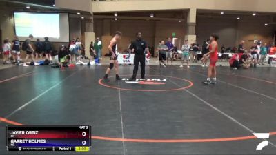 132 lbs Cons. Round 3 - Javier Ortiz, OK vs Garret Holmes, KS