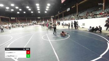 70 lbs Final - Judeiah Lucero, Capital City Jr WC vs Jaxon Geoffrion, Hammer House Mafia