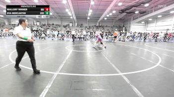 165 lbs Semifinal - Mallory Winner, Indiana Outlaws Pink vs Eva Mercantini, 5forty Lady Brawlers