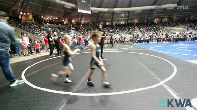 46 lbs Round Of 32 - Durham Ivey, Blue Devil Wrestling vs Kaysen Peters, Dark Cloud Wrestling Club