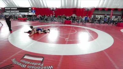 157 lbs Champ. Round 3 - Brody Ernest, Askren Wrestling Academy vs Alex Martinez, B.A.M. Training Center