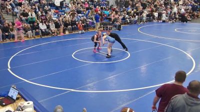 152 lbs Quarterfinal - McKella Hodkin, Fredonia vs Ellyie Ball, Chautauqua Lake