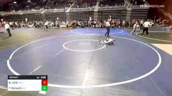 62 lbs Rr Rnd 1 - Braedyn June, Grand Valley Elite vs Teagan Gorsuch, Gering WC