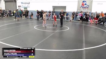 80 lbs Round 2 - Kaleila Miller, Alaska Battle Cats Wrestling Club vs Emma Eksted, Anchor Kings Wrestling Club