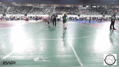 130 lbs Consi Of 32 #1 - Bentley Kressly, Edmond Santa Fe vs Lucas Gonzalez, Team Tulsa Wrestling Club