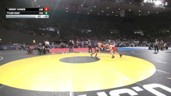2A/1A Boys 165 Semifinal - Henry Coiner, Lowell Boys vs Tyler Rahi, Culver Boys