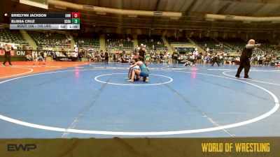 105 lbs Semifinal - Brielynn Jackson, Greater Heights Wrestling vs Elissa Cruz, Scrap Yard Training