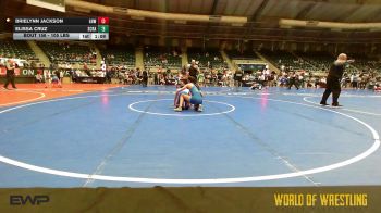 105 lbs Semifinal - Brielynn Jackson, Greater Heights Wrestling vs Elissa Cruz, Scrap Yard Training
