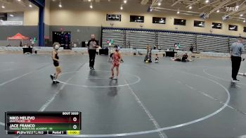 44-48 lbs 1st Place Match - Niko Melevo, Unattached vs Jace Franco, Triangle Wrestling Academy