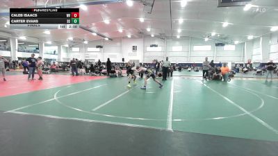 J-140 lbs Final - Caleb Isaacs, WV vs Carter Evans, SC