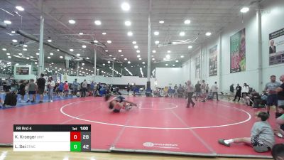 160 lbs Rr Rnd 4 - Kyson Kroeger, Grit Mat Club vs Lucas Sei, Shore Thing WC