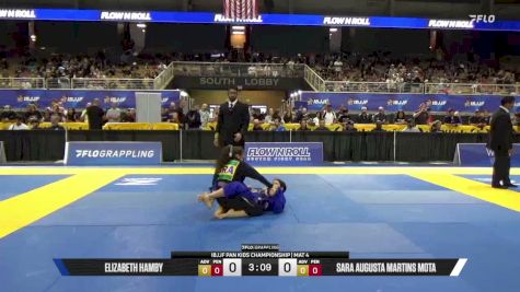 Elizabeth Hamby vs Sara Augusta Martins Mota 2026 Pan Kids Jiu-Jitsu IBJJF Championship