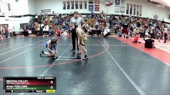 75B Round 1 - Benton Stilley, Columbia Wrestling Club vs Ryan Toellner, Pirate Powerhouse Wrestling Ac