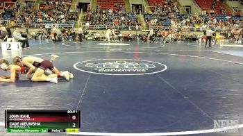 107 lbs Quarterfinal - Cade Nieuwsma, W1-Bismarck vs John Kahl, E4-Central Cass