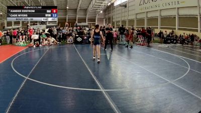 138 lbs Champ. Round 1 - Diesel Thompson, Montana vs Aidan Larson, Oregon