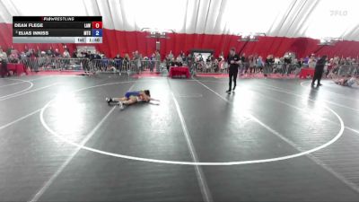 86 lbs Quarterfinal - Dean Flege, LaCrosse Area Wrestlers vs Elias Inniss, Maverick Training Center