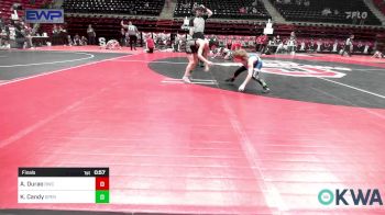 58 lbs Final - Ace Durao, Bartlesville Wrestling Club vs Kaiden Candy, Sperry Wrestling Club