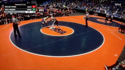 150 lbs Semis & 1st Wrestleback (8 Team) - Max Aranki, Rockton (Hononegah) vs Nolan Vogel, Joliet (Catholic Academy)