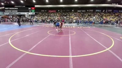 165 lbs Champ. Round 1 - Hunter Undem, Valley City vs Trey Bazaldua, Stillwater Wrestling Club