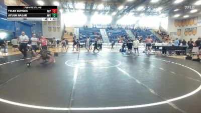 126 lbs Round 2 (8 Team) - Ayush Nagar, Avalon WC vs Tyler Kupsch, Pasco Wolfpack