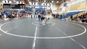 113 lbs Quarterfinals (8 Team) - Kevin Mclean, Flagler Palm Coast vs Brentley Crawley, Hagerty