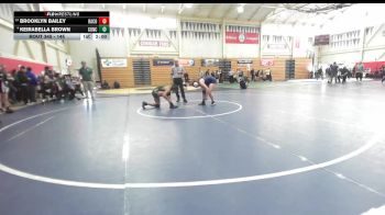 145 lbs Champ. Round 3 - Brooklyn Bailey, Rancho Cotate vs Keirabella Brown, Concord