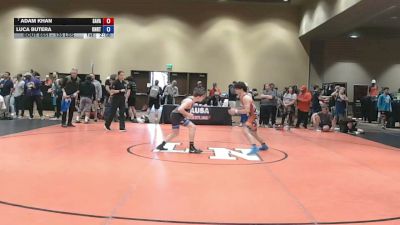 126 lbs Cons. Quarters - Adam Khan, Savage vs Luca Butera, Knights RTC