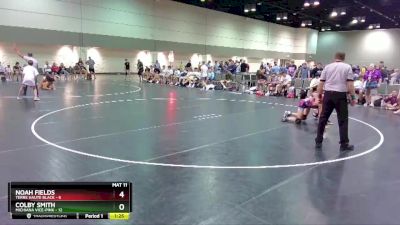 126 lbs Placement Matches (16 Team) - Noah Fields, Terre Haute Black vs Colby Smith, Michiana Vice-Pink